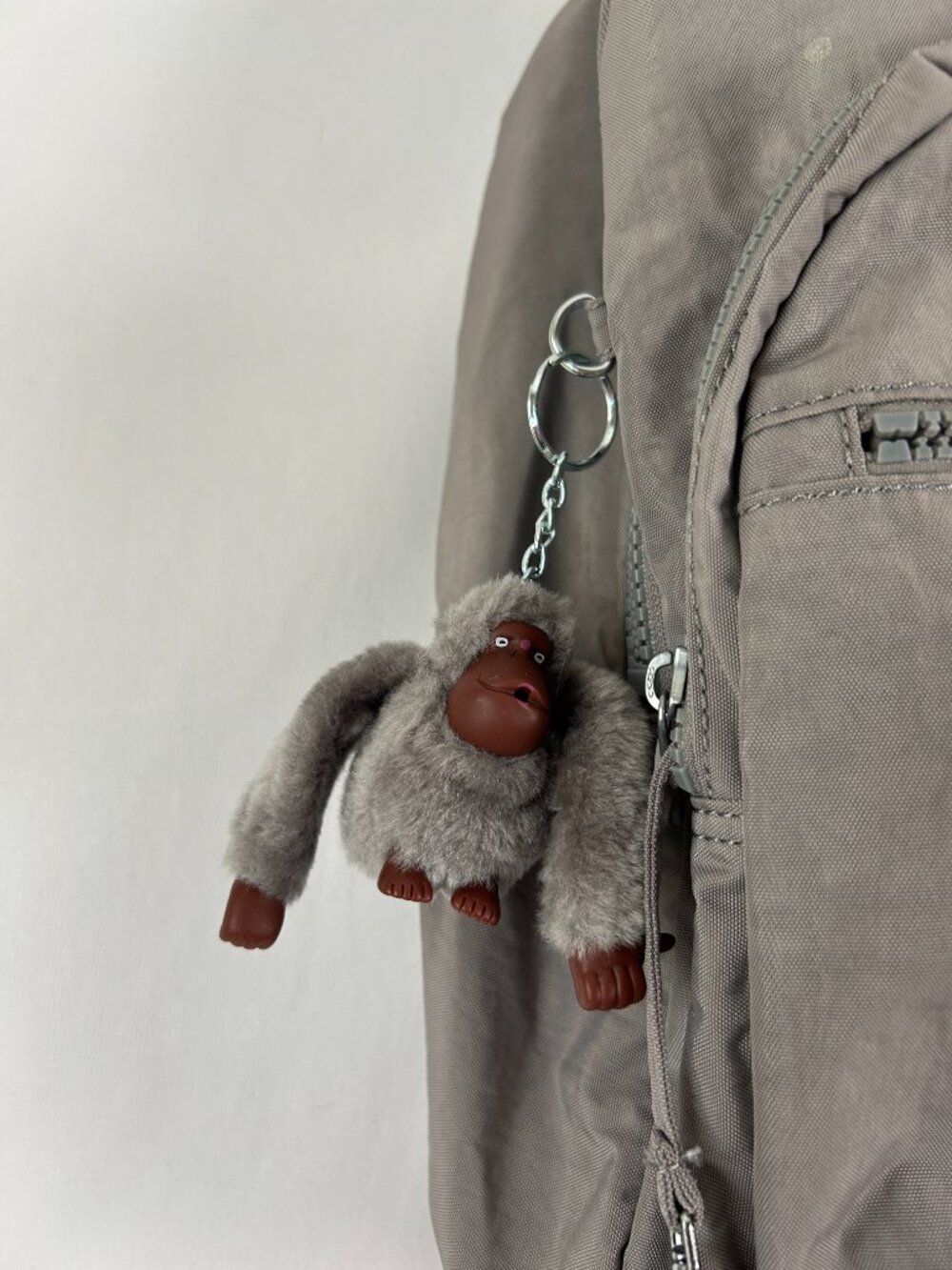 Kipling Backpack w Gorilla BP4412 Gray - Picture 3 of 7